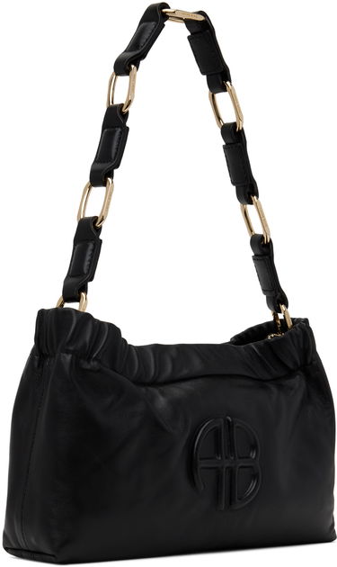 Чанта през рамо Anine Bing Small Kate Leather Shoulder Bag Черно | A-13-1214-000, 1