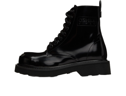 Кецове и обувки KENZO Smile Lace-Up Boots "Black" Черно | FC62BT704L67