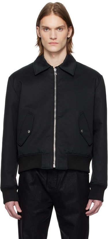 Яке бомбър Balmain Balmain Vintage Logo Bomber Jacket Черно | EH1TF970CF87, 0