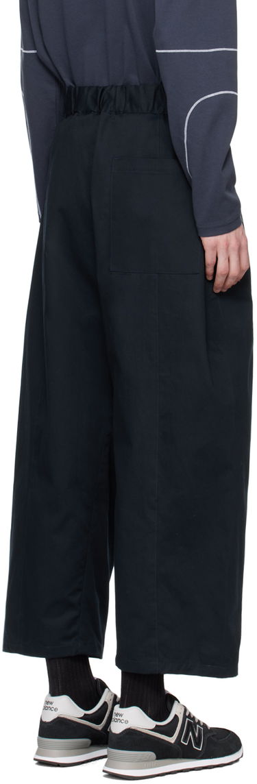 Панталони sage NATION SAGE NATION Box Pleat Trousers Тъмно синьо | S011, 2