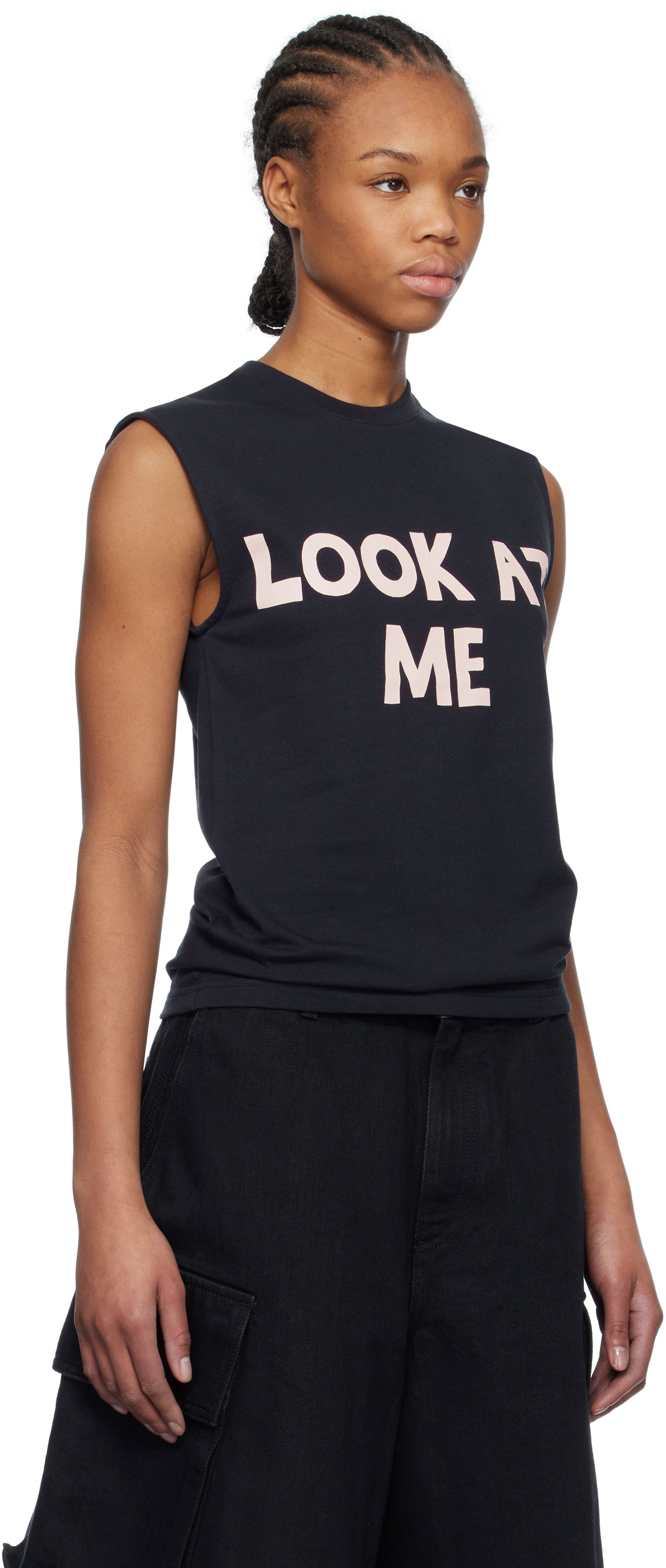 Потник JW Anderson JW Anderson 'Look At Me' Printed Tank Top Черно | JO0264-PG1510, 1