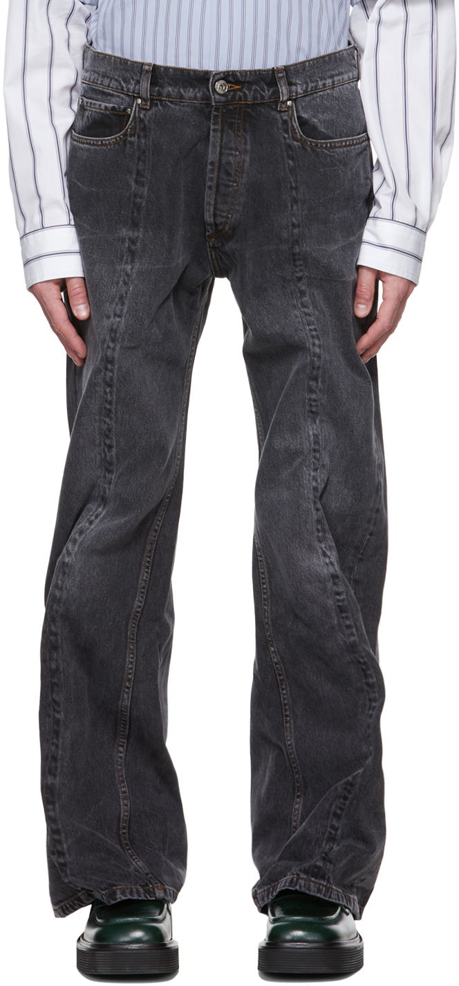 Дънки Y/PROJECT Black Classic Wire Jeans Черно | JEAN31-S23, 0
