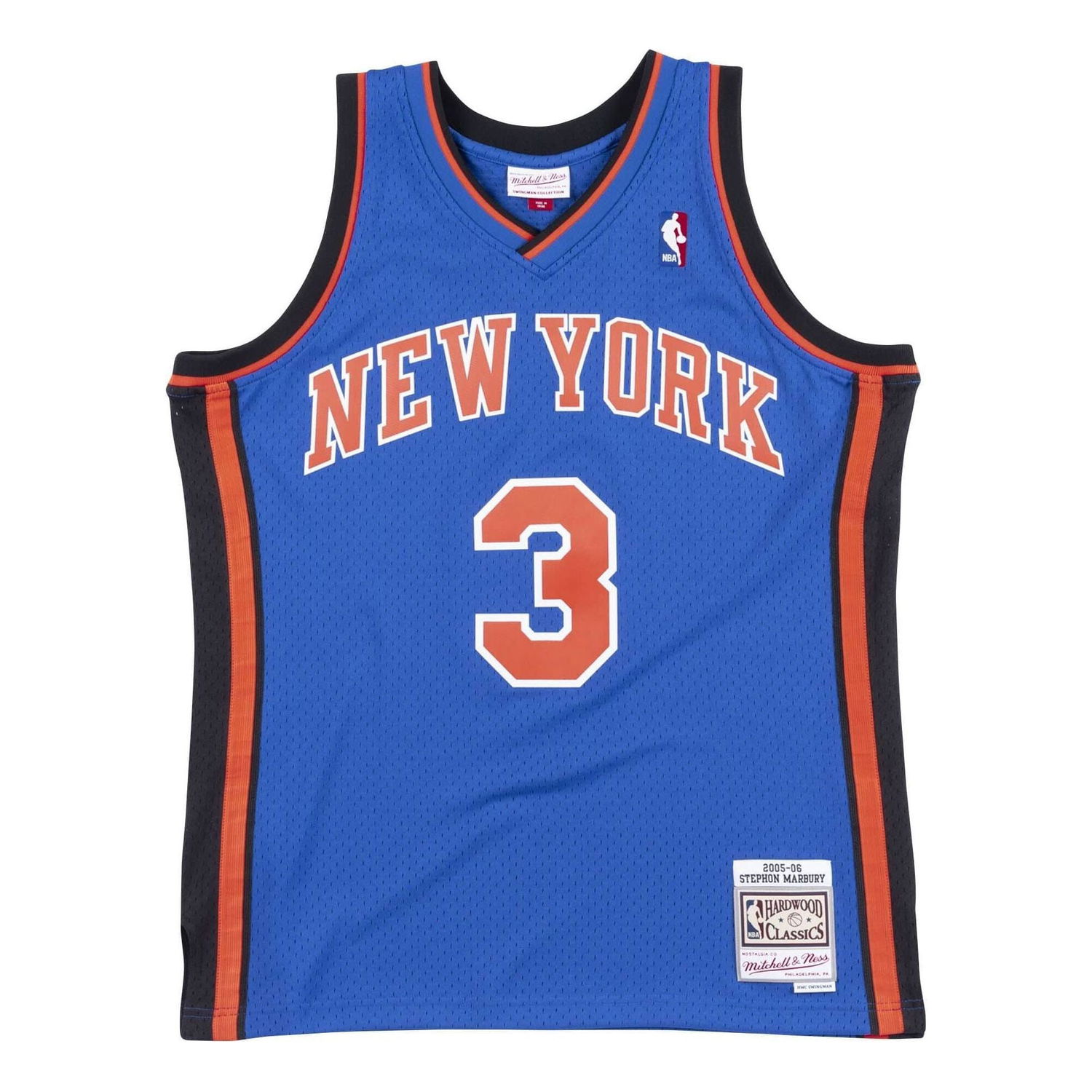 Фланелка Mitchell & Ness NBA New York Knicks 2005-06 Swingman Jersey 'Stephon Marbury 3' Синьо | SMJYGS18443-NYKROYA05SMB, 0