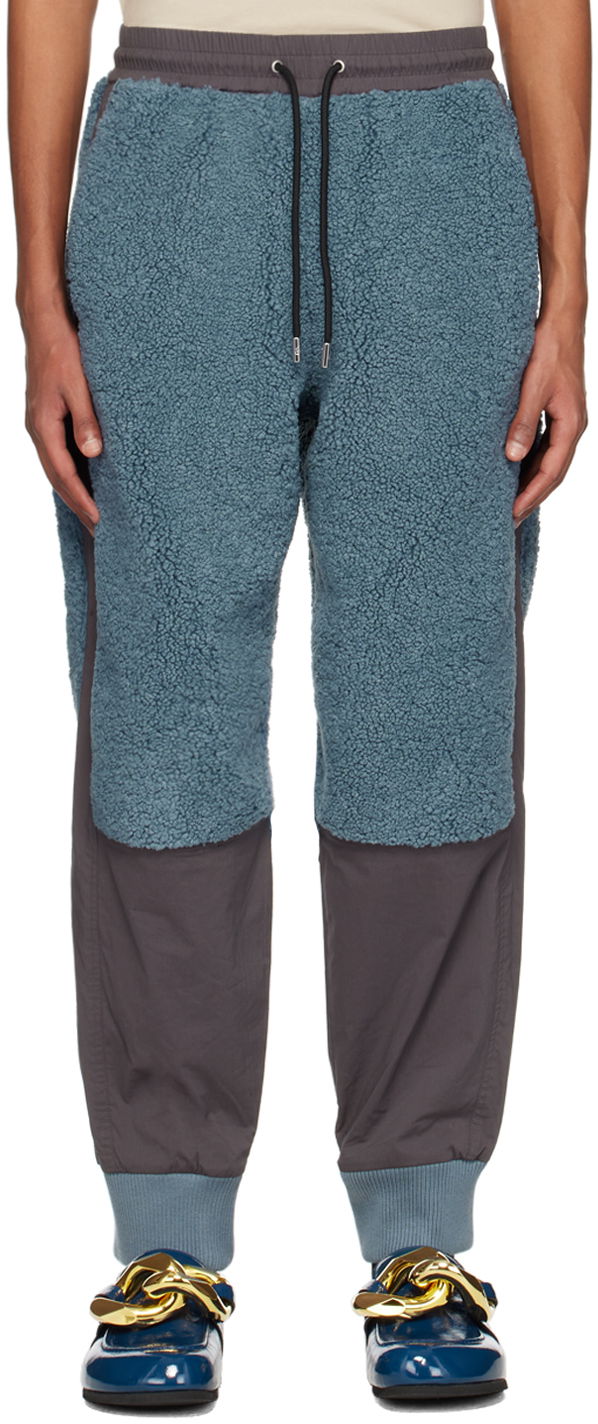 Спортни панталони JW Anderson Colorblock Fleece Lounge Pants Синьо | TR0235-PG1187, 0