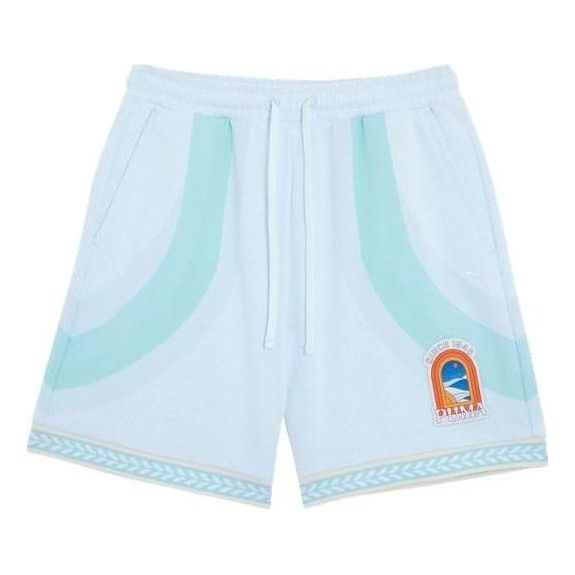 Къси панталони Puma Apres Court Graphic Print Shorts Синьо | 628238-02, 0