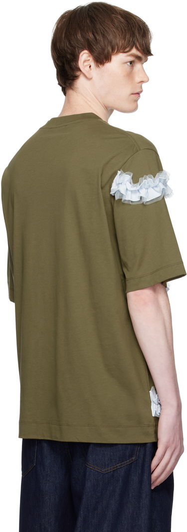 Тениска Simone Rocha Simone Rocha Ruffle Frill T-Shirt Зелено | 5362 0553, 2
