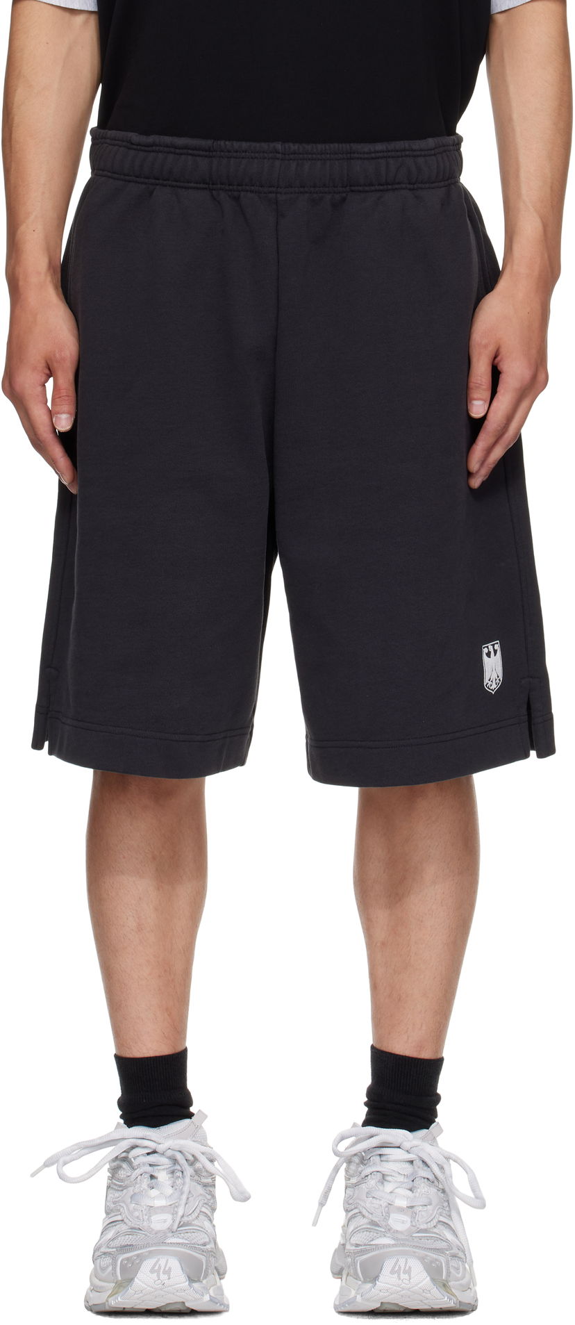 Къси панталони VETEMENTS Vetements Molton Shorts Черно | UH76SS300B