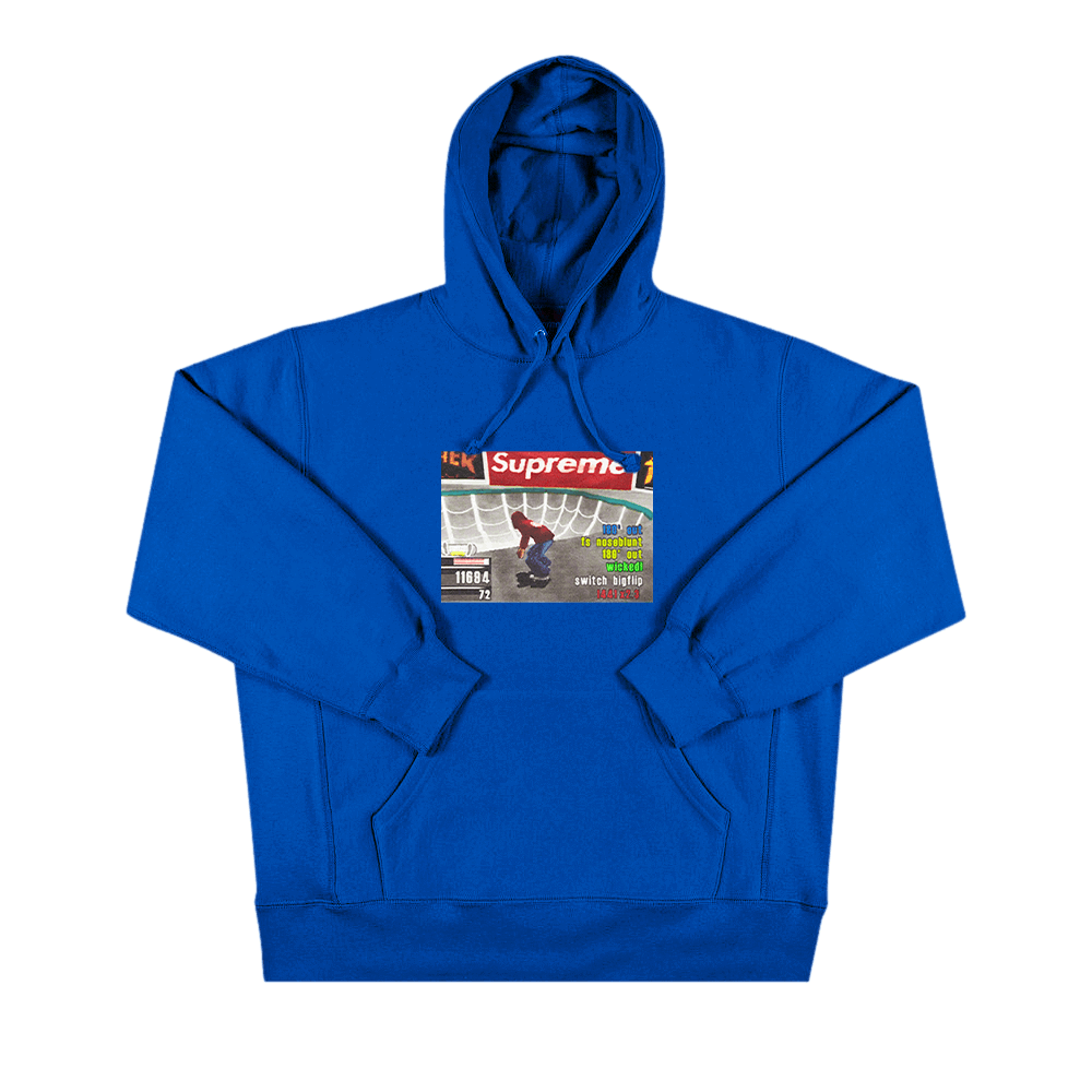 Суитчър Supreme Thrasher x Hooded Sweatshirt Синьо | FW21SW98 ROYAL, 0