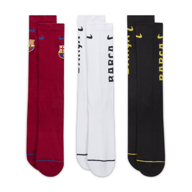 Чорапи Nike Barcelona Everyday 3 pairs Бургунди | FD1402-901, 2