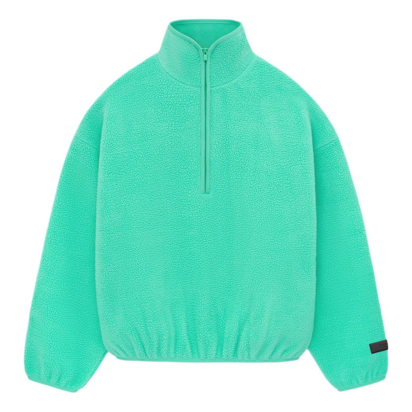 Суитчър Fear of God Fear of God Essentials Half Zip Mockneck Зелено | 202SP244272F