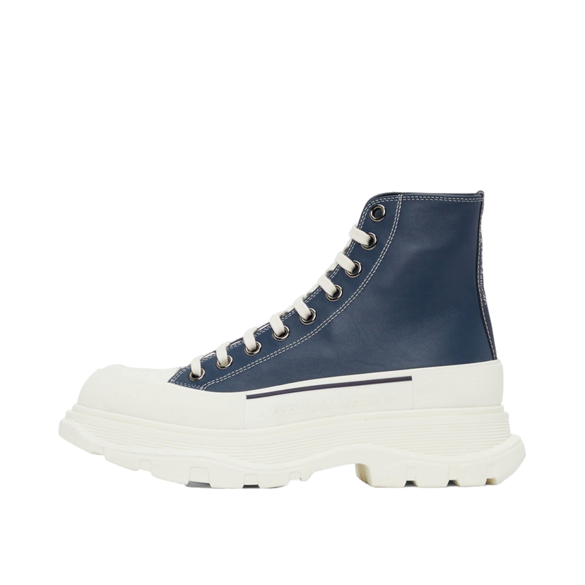 Кецове и обувки Alexander McQueen Tread Slick High Sneakers Синьо | 627206WIAM2
