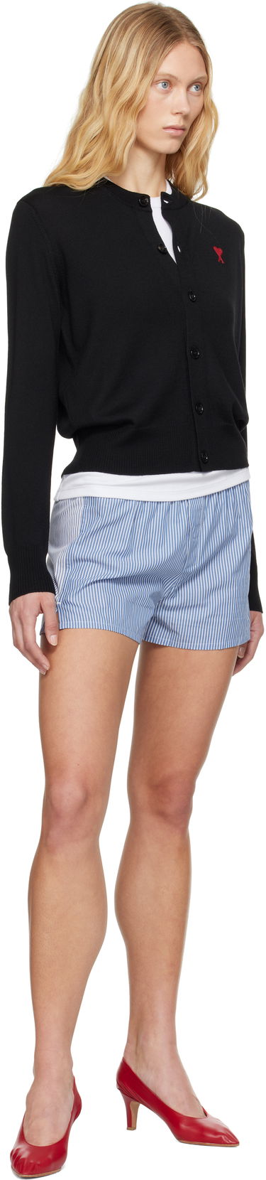 Боксерки AMI AMI de Coeur Striped Boxers Синьо | HUN009.CO0112, 4