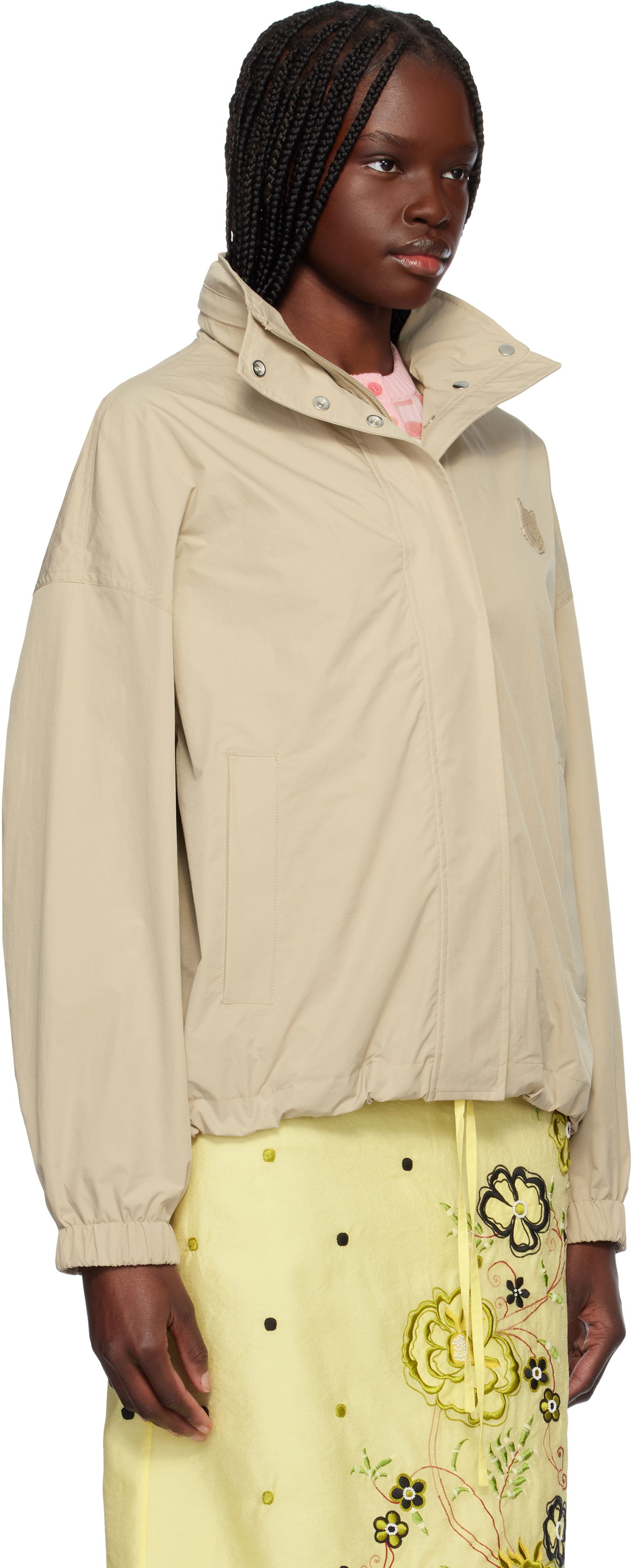 Ветровка MAISON KITSUNÉ Maison Kitsuné Windbreaker Jacket Бежово | OW02201WQ4045, 1