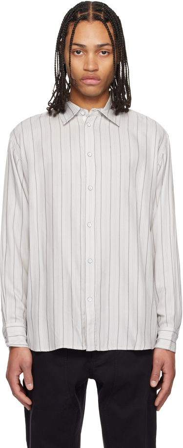 Риза rag & bone rag & bone Matthew Striped Shirt Бяло | MBW24HA006PKML, 0
