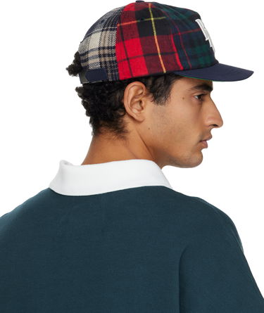 Шапка с козирка Rhude Flannel Plaid Scramble Logo Cap Многоцветен | RHFW25HA02851, 2