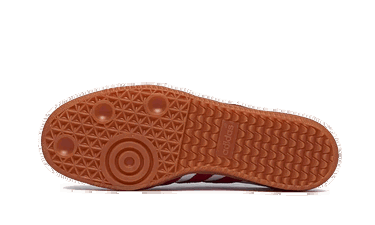 Кецове и обувки adidas Originals Sporty & Rich x Samba "White Burgundy" Бургунди | IF5660, 4