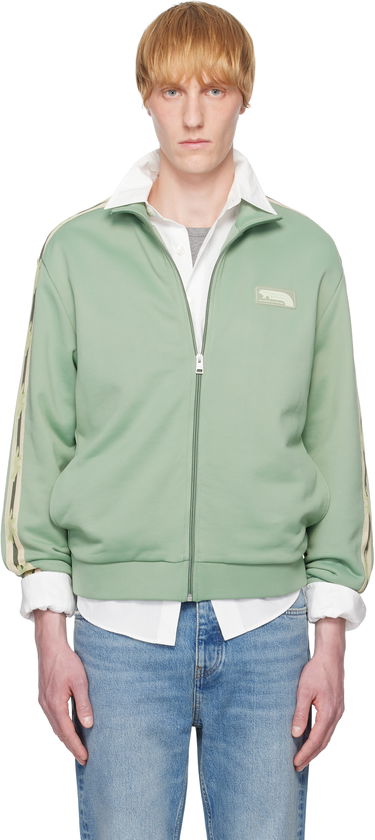 Яке MAISON KITSUNÉ Maison Kitsuné Flash Fox Zipped Track Jacket Зелено | OM02132KM0322, 0
