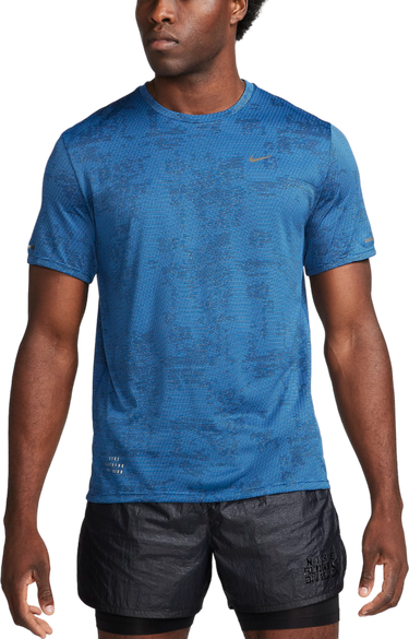 Тениска Nike M NK DFADV RUN DIV SS TOP Синьо | fn3383-476, 0