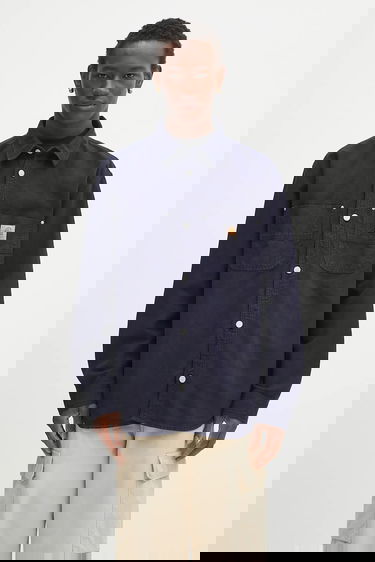 Риза Carhartt WIP Walter Relaxed Fit Classic Collar Shirt Тъмно синьо | I033578.1CGD, 0