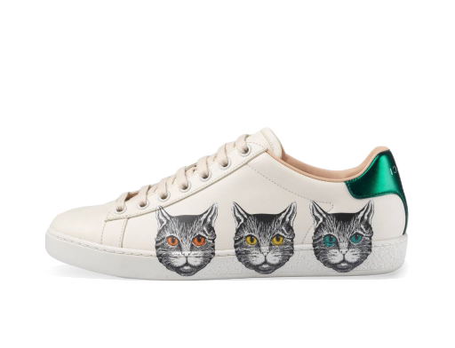 Кецове и обувки Gucci Ace 'Mystic Cat' (W) Бяло | 577147 A38V0 9090
