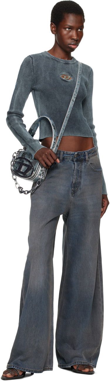 Чанта през рамо Diesel 1DR Metallic Shoulder Bag Металик | X08396 P8037, 3