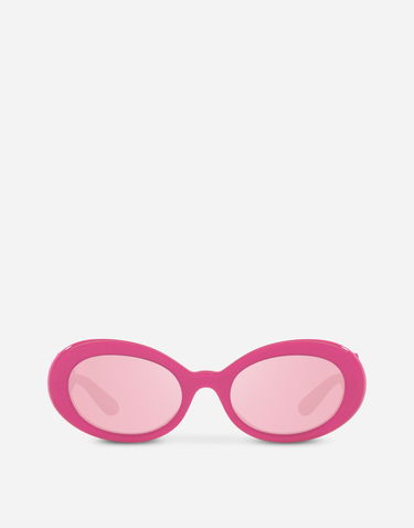 Слънчеви очила Dolce & Gabbana Dolce & Gabbana Dg Crossed Oval Sunglasses Розово | VG4006VP94Z9V000, 0