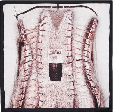 Шал Jean Paul Gaultier Jean Paul Gaultier 'The Trompe L'oeil Corset' Silk Scarf Многоцветен | 25/34-U-EC054-C591-260100, 0