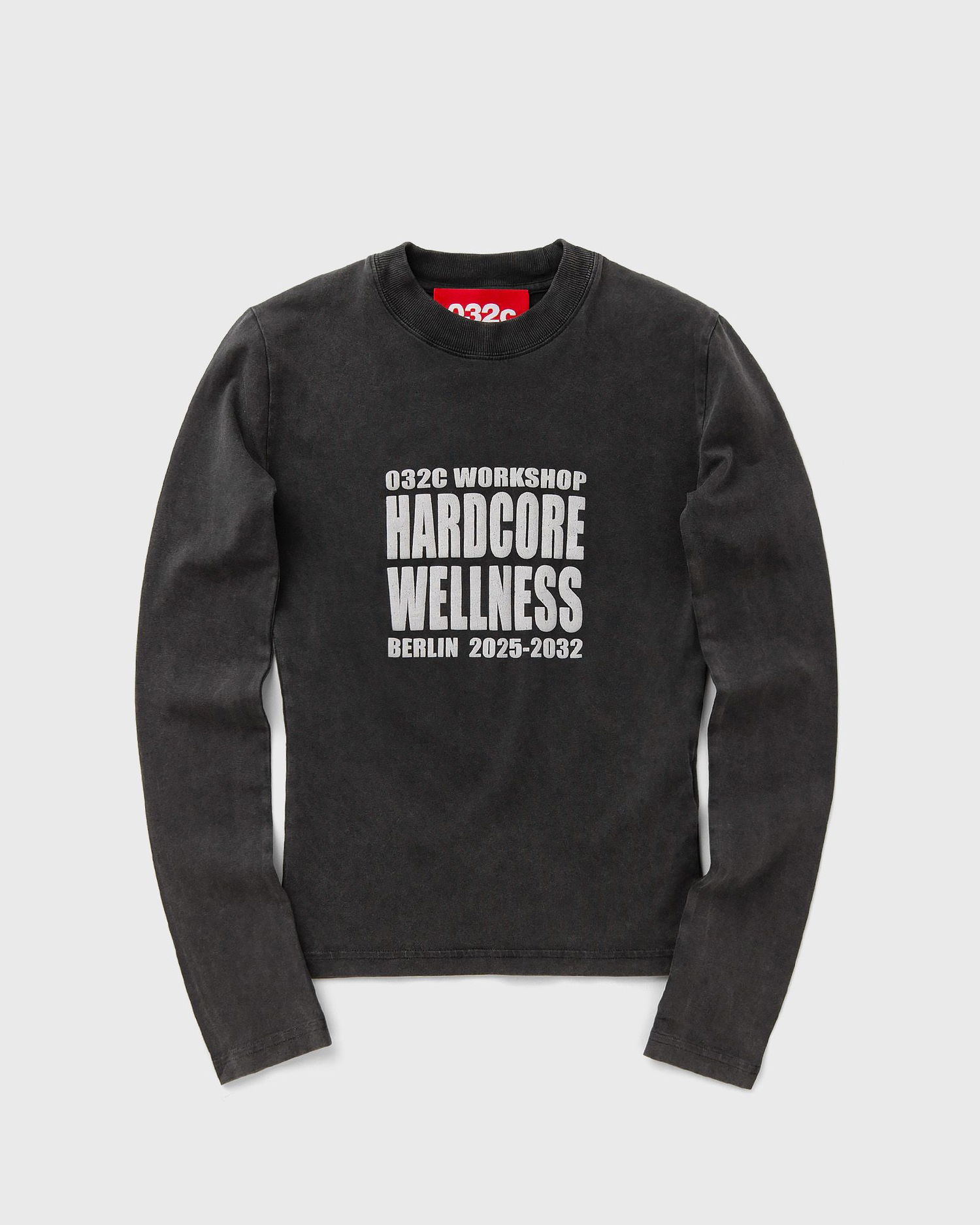 Тениска 032C WORKSHOP HARDCORE WELLNESS Tight Longsleeve Черно | F25-WRC-0285-050, 0