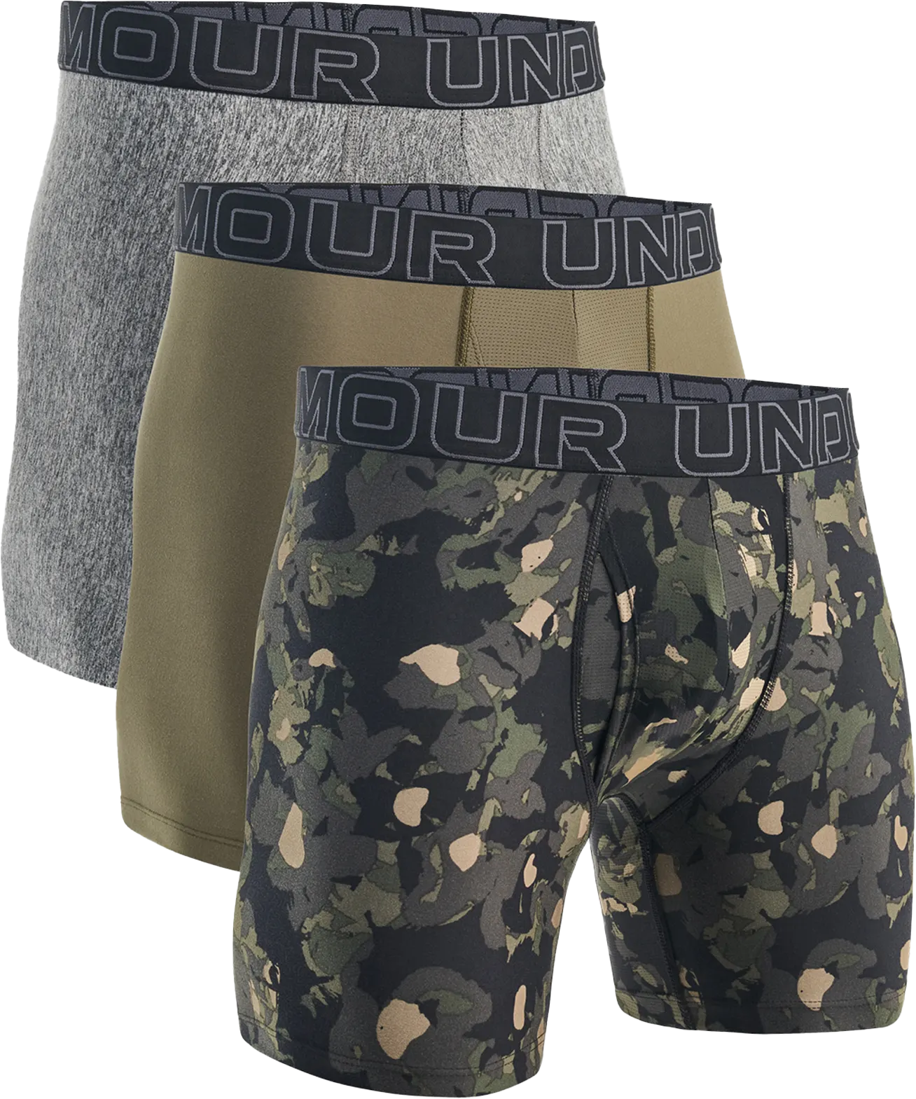 Боксерки Under Armour UA Perf Tech Nov 6in Boxer Briefs - 3 Pack Многоцветен | 1383879-391, 1