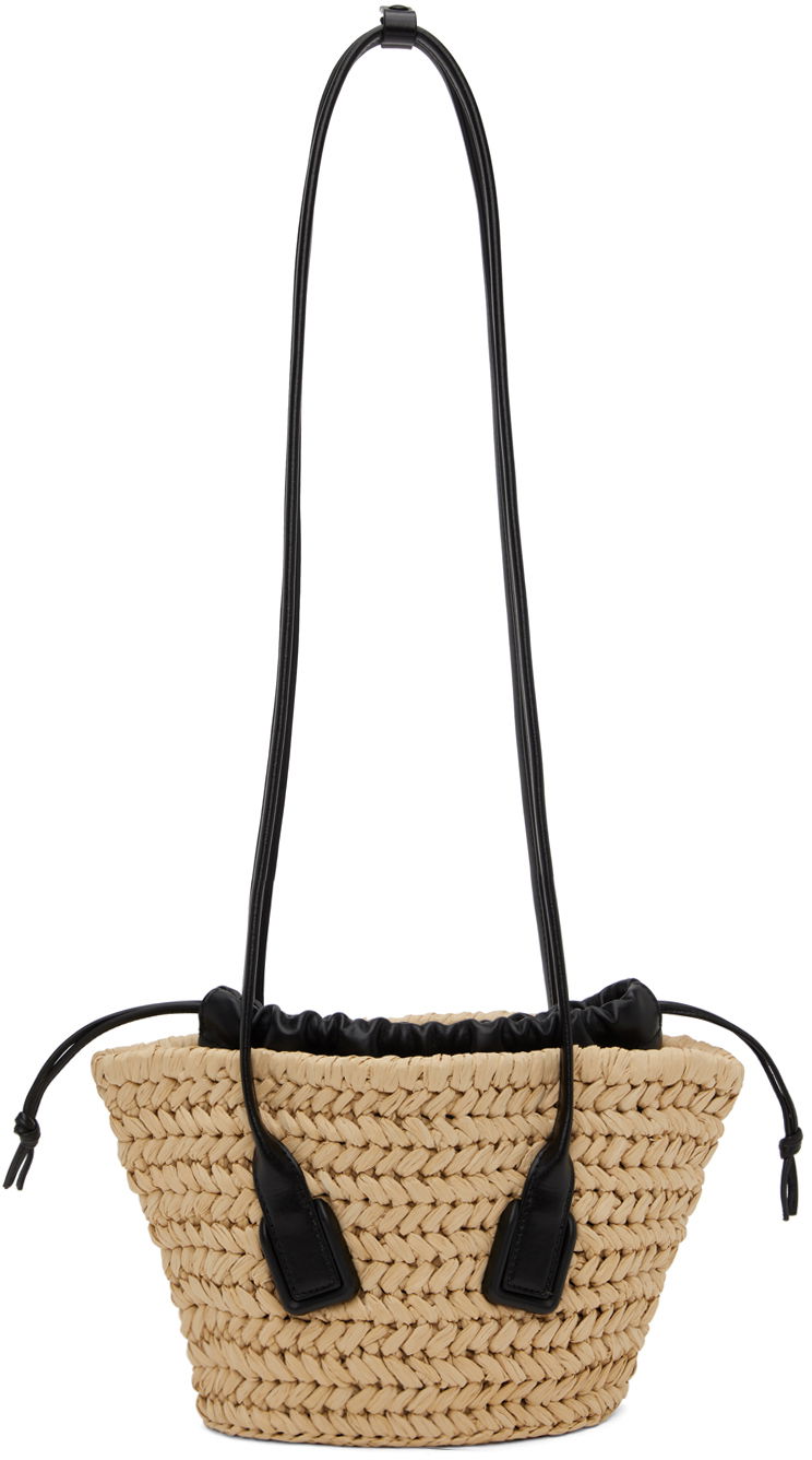 Голяма пазарска чанта Bottega Veneta Small Arco Tote Bag Бежово | 743638 V2P02, 0