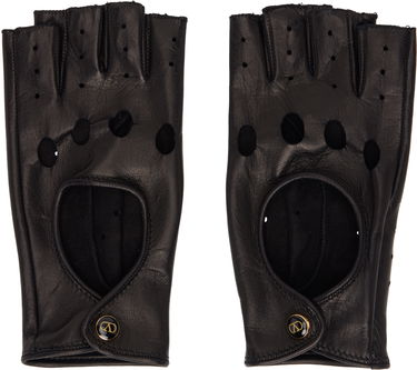 Ръкавици Valentino Valentino Garavani VLogo Signature Nappa Fingerless Gloves Черно | 6W2GD00BUTV, 0
