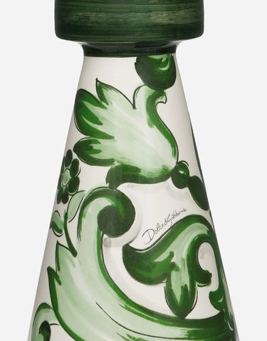 Домашен декор Dolce & Gabbana Dolce & Gabbana Ceramic Candle Holder Зелено | TCC186TCACDUV001, 2