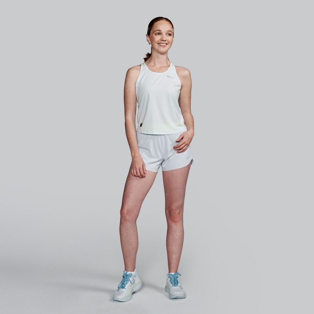 Потник Saucony Kinvara Keyhole Tank Top Бяло | SAW800530-IM, 0