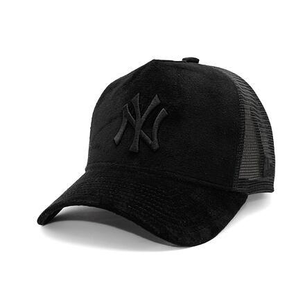 Шапка с козирка New Era New Era MLB Velour 9FORTY Trucker NY Yankees Cap One Size (56-59 cm) Черно | 60595360