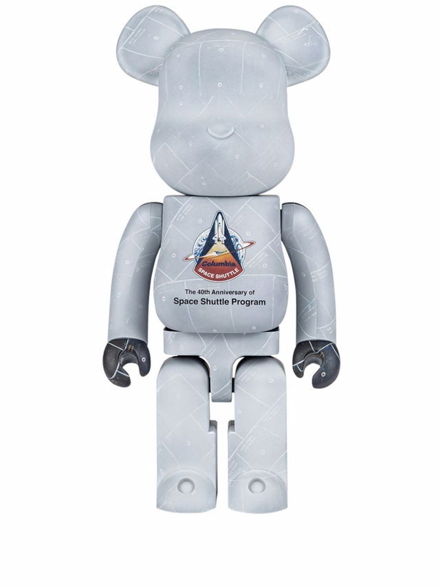 BE@RBRICK Space Shuttle 1000% figure - White