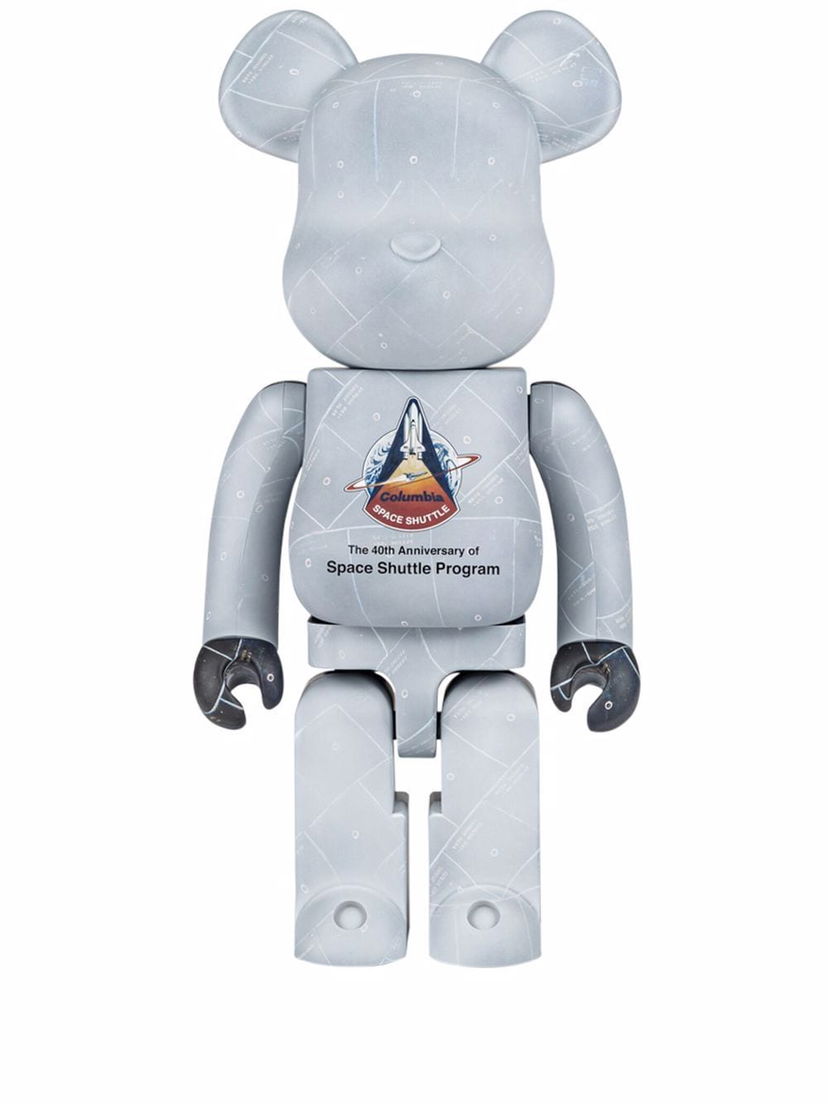 Колекционерско Medicom Toy BE@RBRICK Space Shuttle 1000% figure - White Сиво | MEDI002617908798