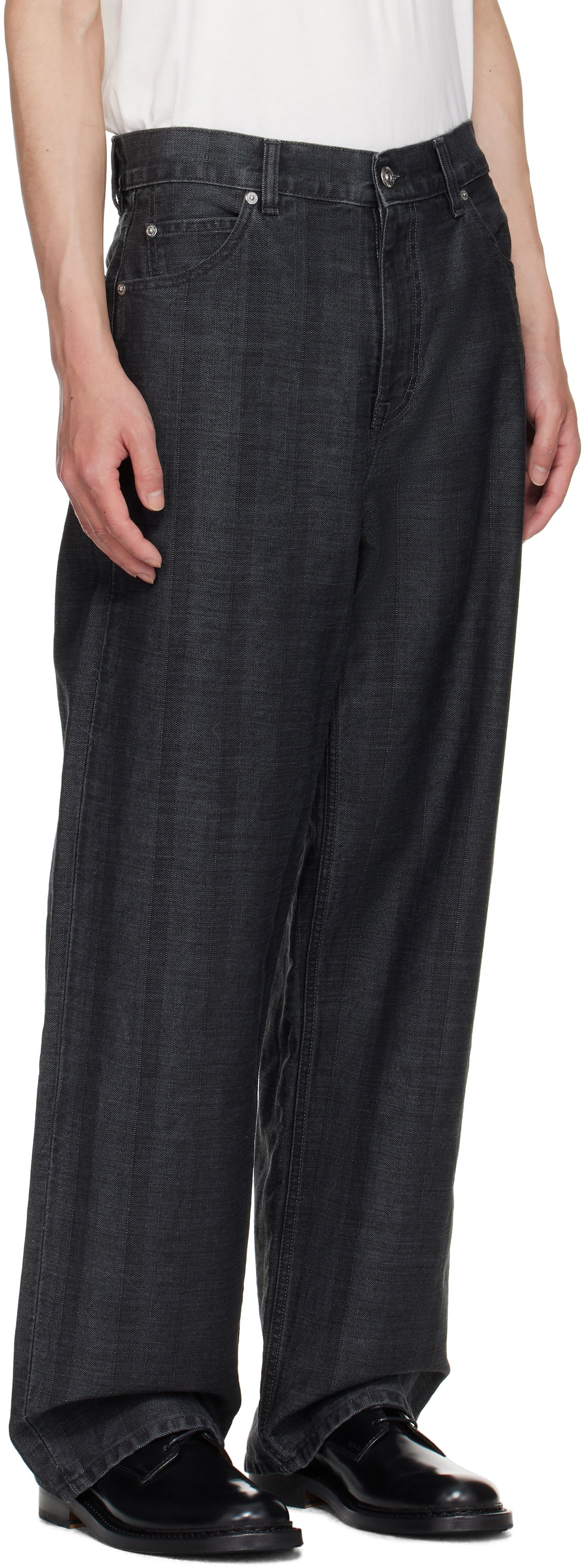 Дънки OUR LEGACY Our Legacy Vast Cut Jeans Черно | M4255VB, 1