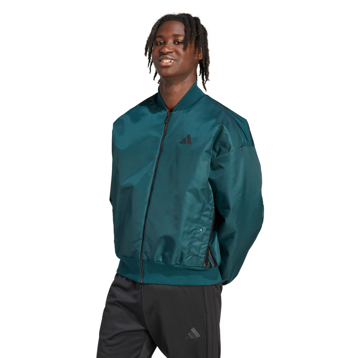 Яке бомбър adidas Originals Stadium Bomber Jacket Зелено | JX5637, 0