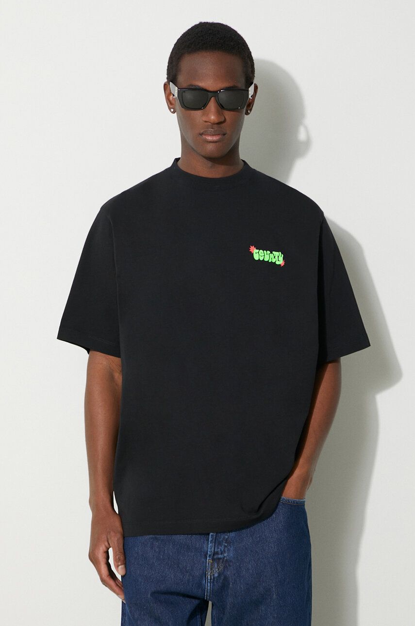 Тениска Marcelo Burlon Print T-Shirt Черно | CMAA054S24JER0071050, 0