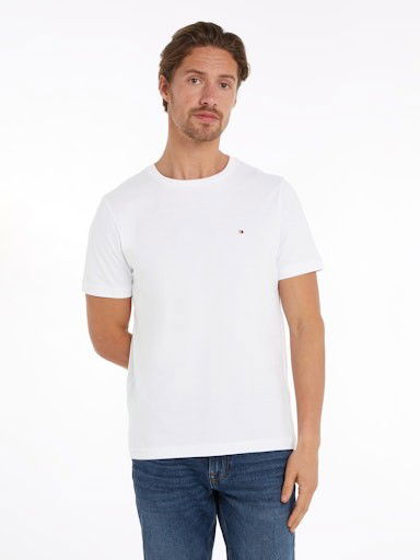 Тениска Tommy Hilfiger Short Sleeve T-Shirt Бяло | MW0MW37267YBR