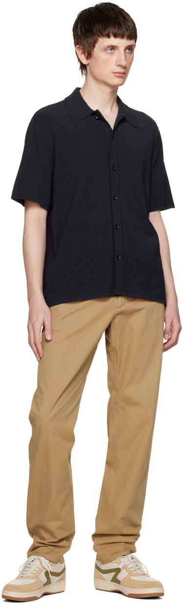 Риза rag & bone Rag & Bone Nolan Button-Up Shirt Черно | MBS23P023YG23, 3