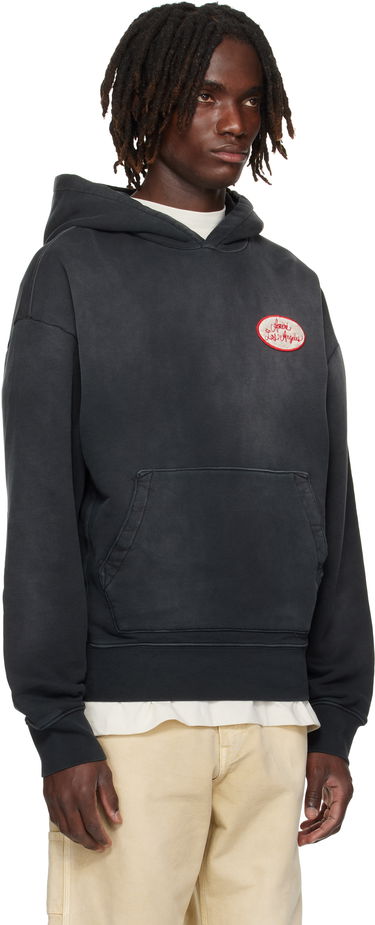 Суитчър AMIRI AMIRI Station Patch Oversized Hoodie Черно | AMJYHD1119, 1
