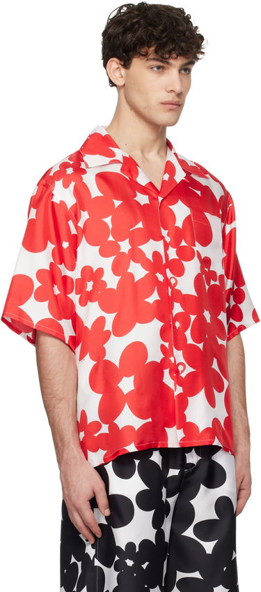Риза Marni Marni Dillies Print Shirt Бяло | CUMU0213S4 UTSG26, 4