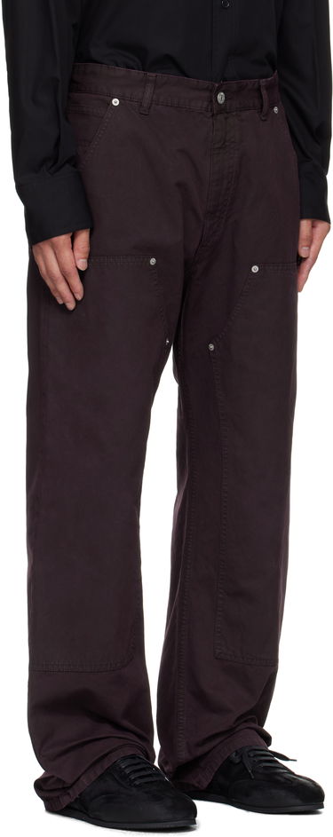 Карго панталони Maison Margiela MM6 Maison Margiela 5-Pocket Carpenter Pants Лилаво | SH2LA0044 S78548, 1
