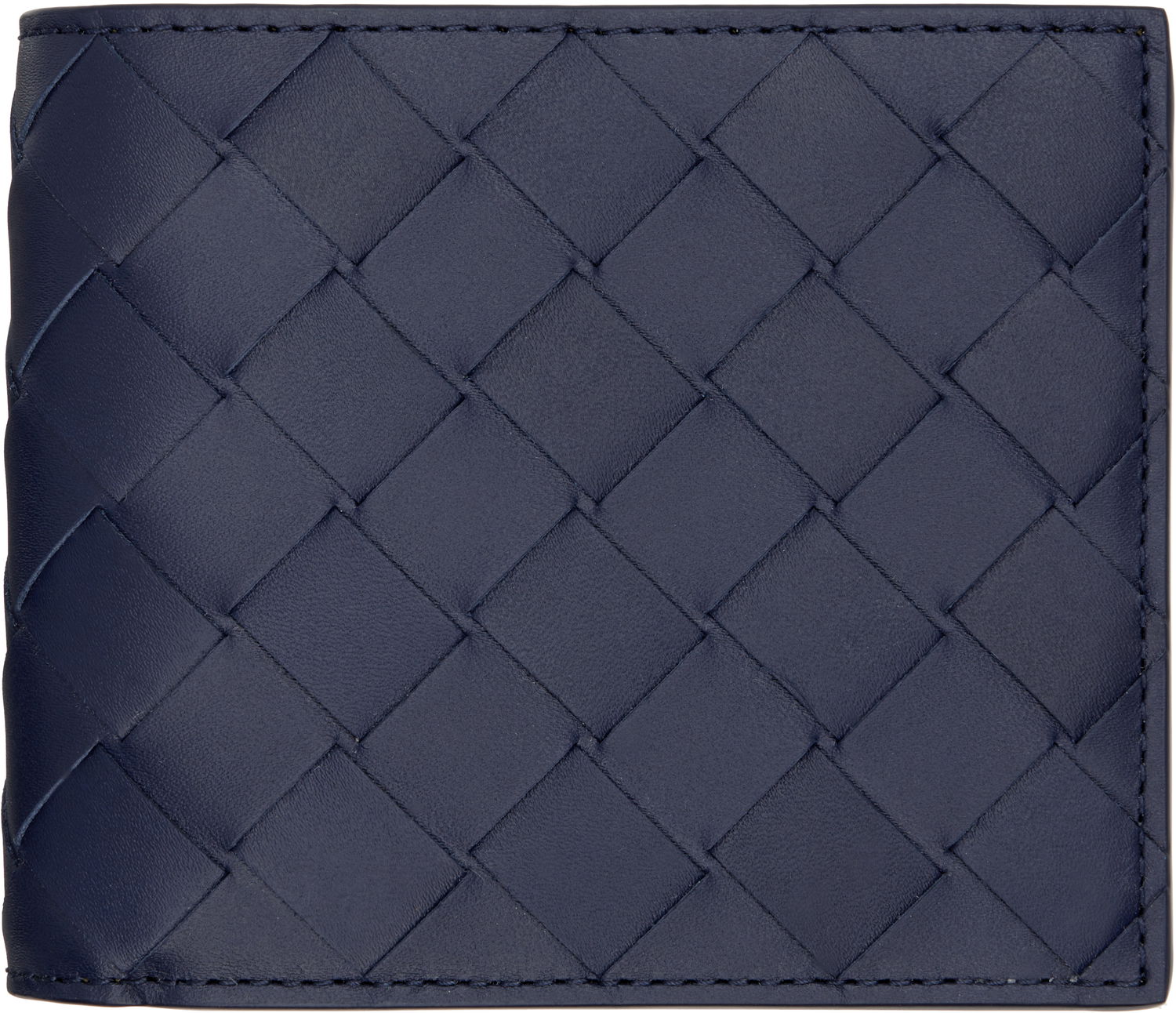 Портфейл Bottega Veneta Bottega Veneta Intrecciato Bi-Fold Wallet Синьо | 743211VCPQ63258, 0