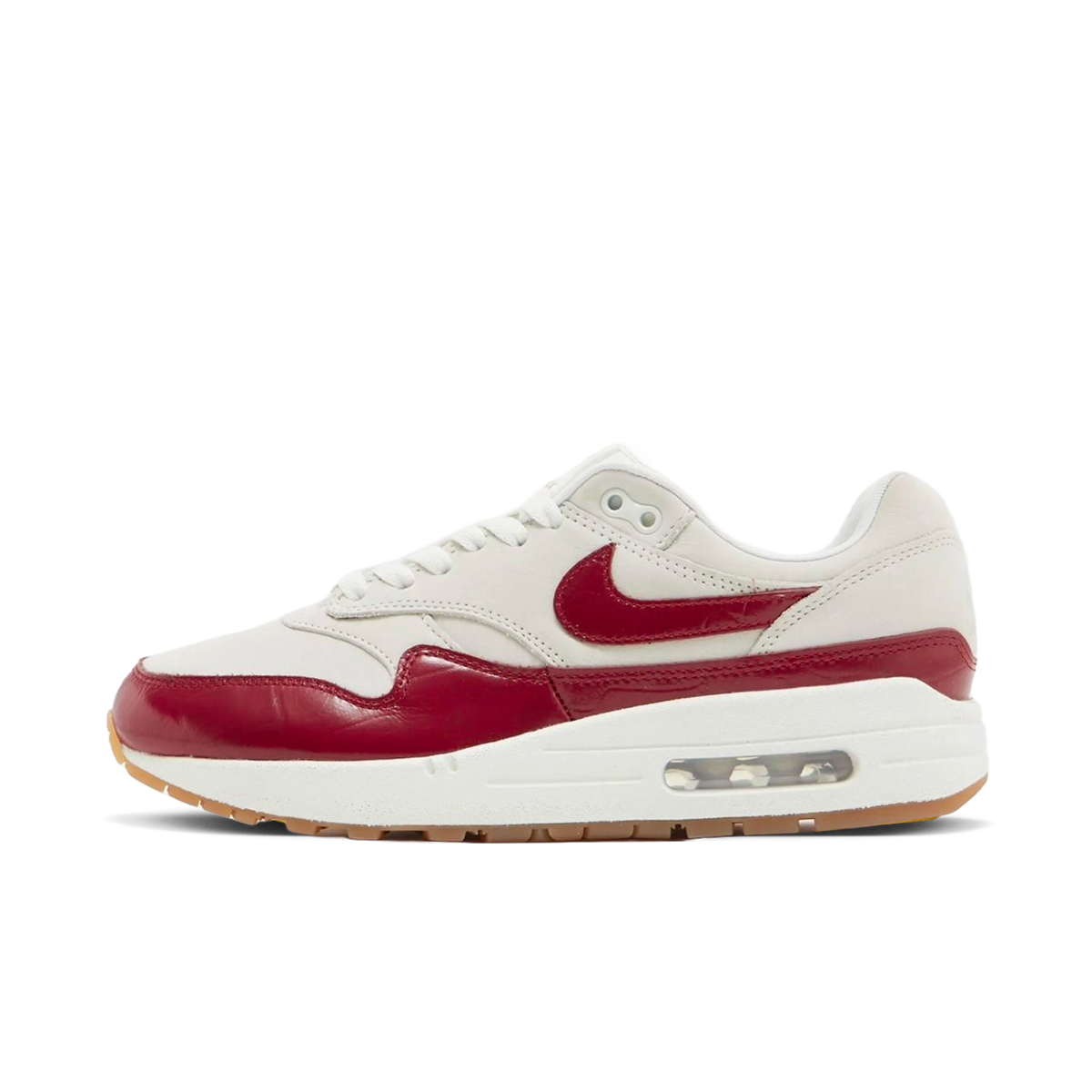 Кецове и обувки Nike Air Max 1 LX "Team Red Leather" Бургунди | FJ3169-100, 0