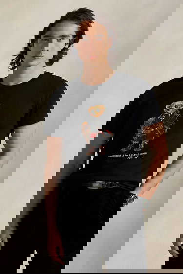 Тениска Polo by Ralph Lauren Polo Bear Print T-shirt Черно | 710P00094, 0