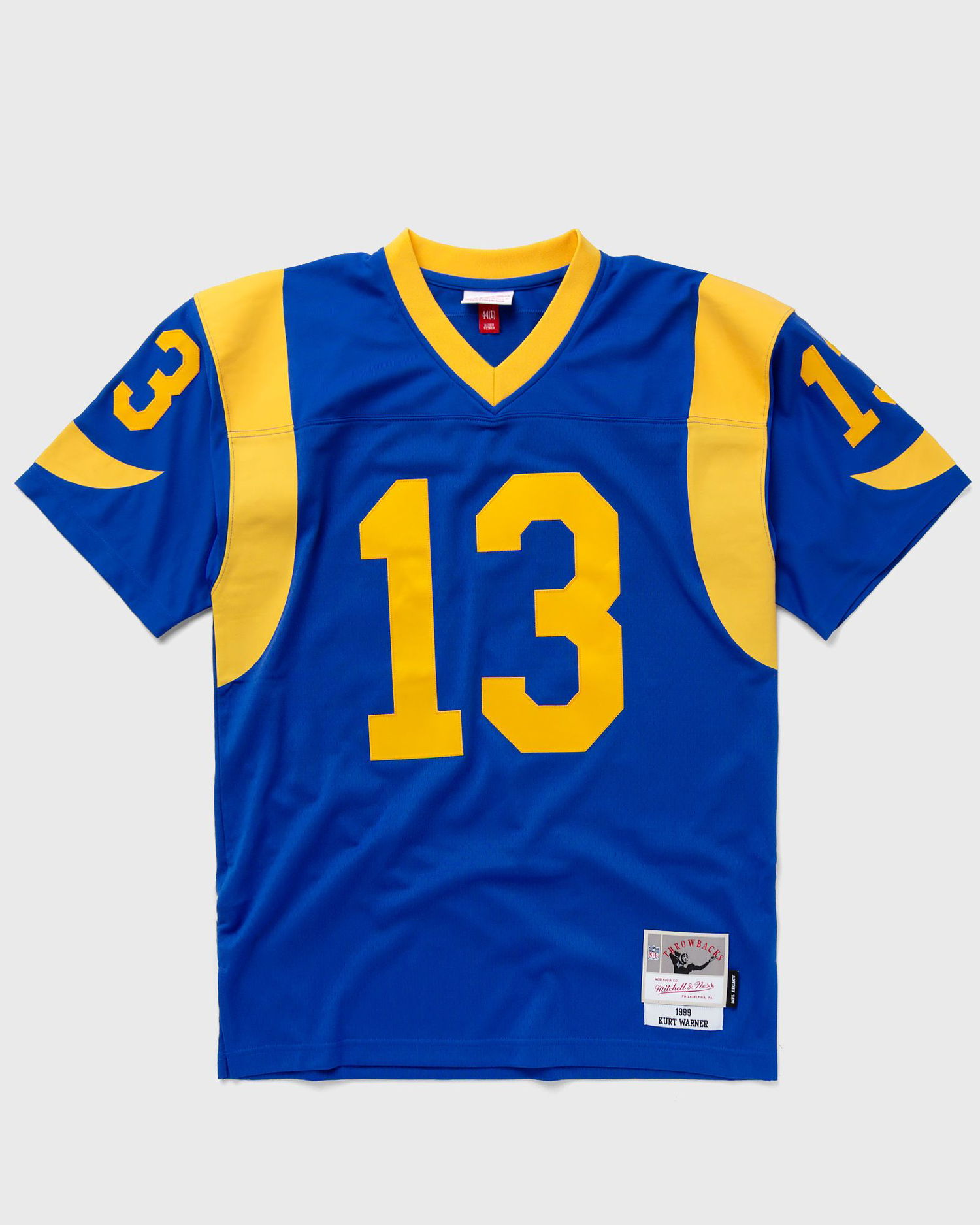 Фланелка Mitchell & Ness NFL LEGACY JERSEY ST. LOUIS RAMS 1999 KURT WARNER #13 Синьо | LGJYCP18137-SLRROYA99KWA, 0