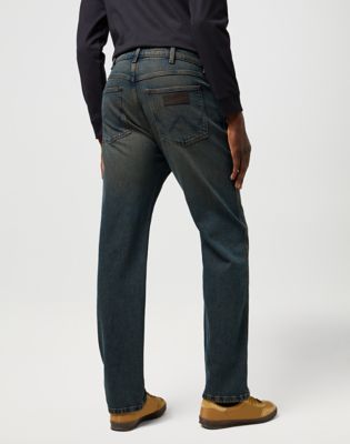 Дънки Wrangler Frontier Low Stretch Relaxed Straight Jeans 38x34 Синьо | 112370956:38:34, 0