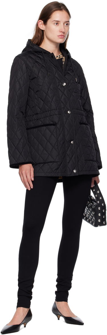 Палта Burberry Burberry Quilted Nylon Hooded Coat Черно | 8113825, 3